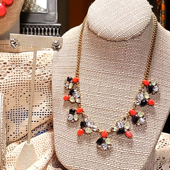 11-Item Designer Navy & Pink Jewel Lot w Stella&Dot, VS, J. Crew & Vineyard Vine - Picture 5 of 12